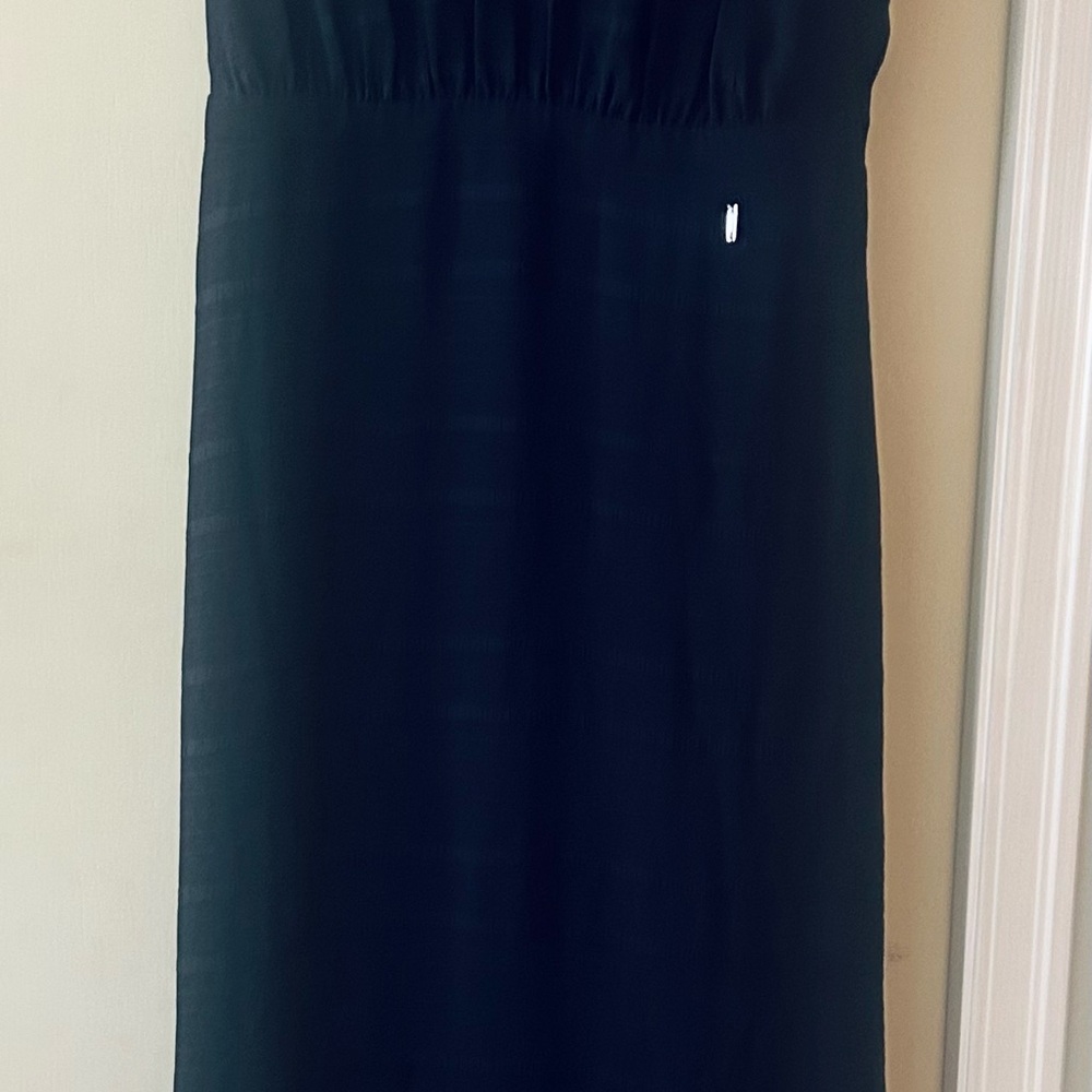 Armani Exchange Elegant Navy Maxi Dress